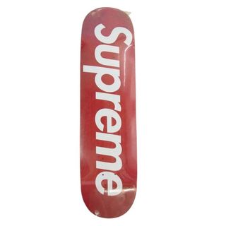 シュプリーム(Supreme)のSupreme シュプリーム スポーツ用品 08AW Stained Logo Deck ロゴ スケートボード デッキ レッド系【美品】【中古】(その他)