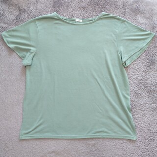 ハニーズ(HONEYS)のハニーズ汗じみ防止吸湿速乾フレア袖Tシャツグリーン Lサイズ(Tシャツ(半袖/袖なし))