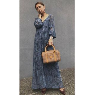 アメリヴィンテージ(Ameri VINTAGE)の2WAY LAYLA LACE DRESS(ロングワンピース/マキシワンピース)