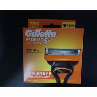 ジレット(Gillette)の「フュージョンマニュアル替刃12B」  新品未開封(カミソリ)