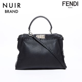 フェンディ(FENDI)のフェンディ FENDI ピーカブー 2way レザー シルバー金具 ショルダーバッグ(ショルダーバッグ)