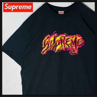 シュプリーム(Supreme)の【人気デザイン】シュプリーム センタービッグペイントロゴTシャツ 定番カラー L(Tシャツ/カットソー(半袖/袖なし))