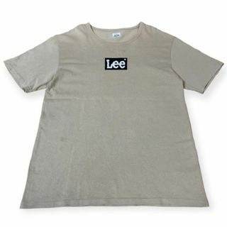 Lee - Lee コットン クルーネック Tシャツ リー/LEE ベージュ Lサイズ