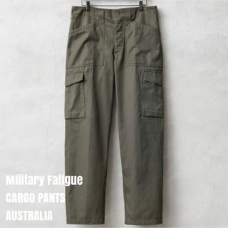 ミリタリー(MILITARY)の＊7619 デッドストック　オーストラリア軍　ファティーグ　カーゴパンツ　(ワークパンツ/カーゴパンツ)