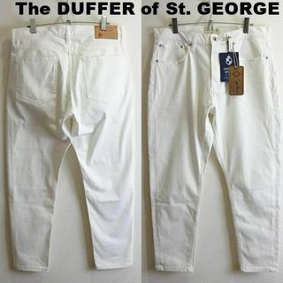 The DUFFER of ST.GEORGE - 新品★ザダファーオブセントジョージ　ワンダーシェイプ　W84cm　ストレッチ　白