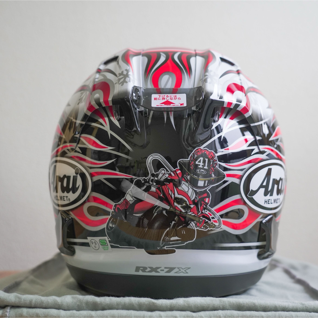 新品】Arai アライ RX-7X 芳賀紀行 Lサイズ フルフェイス 新品】Arai アライ RX-7X 芳賀紀行 Lサイズ フルフェイス