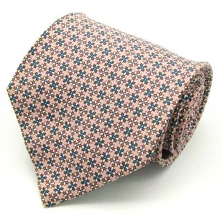 アンドリューズタイ ブランド ネクタイ 総柄 花柄 シルク イタリア製 PO  メンズ ピンク Andrew's Ties(ネクタイ)