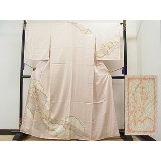 平和屋1■十日町老舗ブランド　吉澤友禅　吾妻徳穂　訪問着　刺繍　道長吉祥菊文　金彩　逸品　CAAB2332yc(着物)