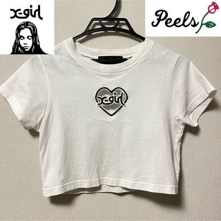 エックスガール(X-girl)のX-girl × Peels HOLLOWPATCH s/s CROPPED T(Tシャツ(半袖/袖なし))