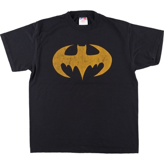 古着 90年代 Pro Ts BATMAN バットマン パロディ プリントTシャツ USA製 メンズL ヴィンテージ /eaa450524(Tシャツ/カットソー(半袖/袖なし))