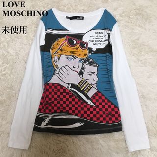 MOSCHINO - 【未使用】モスキーノ　カットソー　ビジュー　スタッズ