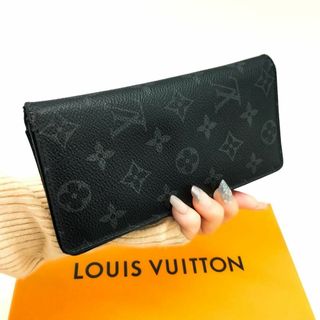 ルイヴィトン(LOUIS VUITTON)の【極美品】ヴィトン　ポルトフォイユ　ブラザ　１６枚　長財布　折り財布　エクリプス(長財布)