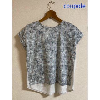 クーポール(coupole)のcoupole リバティ　ブラウス　Tシャツ　スリーピングローズ　半袖　日本製(シャツ/ブラウス(半袖/袖なし))