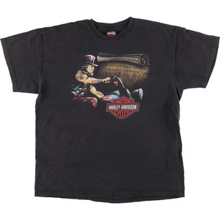 古着 ハーレーダビッドソン Harley-Davidson モーターサイクル バイクTシャツ USA製 メンズXL /eaa441693