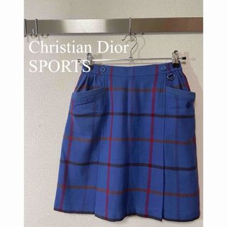 Christian Dior - Christian Dior SPORTS ディオール　スカート　ブルー