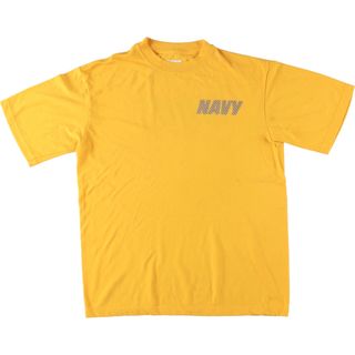 古着 U.S.NAVY ミリタリープリントTシャツ USA製 メンズM /eaa432048(Tシャツ/カットソー(半袖/袖なし))