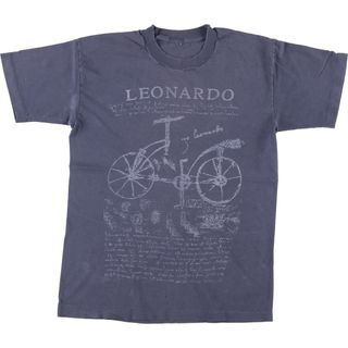 古着 Leonardo da Vinci　レオナルドダヴィンチ 偉人Tシャツ メンズM ヴィンテージ /eaa432422(Tシャツ/カットソー(半袖/袖なし))