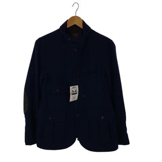 NEPENTHES - Woolrich × NEPENTHES ウールリッチ ネペンテス UPLAND JACKET レザーパッチ ウール アップランドジャケット USA製