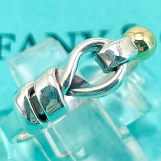 ティファニー(Tiffany & Co.)のティファニー リング シルバー K18 750 フックアンドアイ 24-809S(リング(指輪))