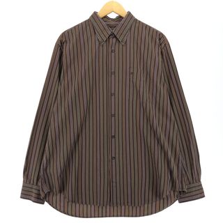 バーバリー(BURBERRY)の古着 バーバリー Burberry's LONDON 長袖 ボタンダウンストライプシャツ メンズXL /eaa451721(シャツ)