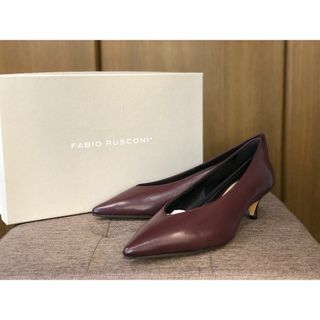 ファビオルスコーニ(FABIO RUSCONI)の未使用|ファビオルスコーニ|36.5|23.5cm|ボルドー|k1155(ハイヒール/パンプス)