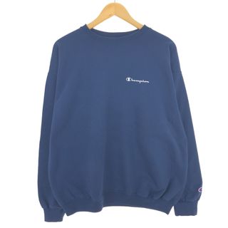 チャンピオン(Champion)の古着 00年代 チャンピオン Champion AUTHENTIC ATHLETIC APPAREL ワンポイントロゴスウェットシャツ トレーナー メンズL /eaa440591(スウェット)