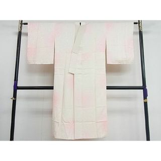 平和屋1■上質な長襦袢　袷　菊地紋　暈し染め　逸品　CAAB2974ut(着物)