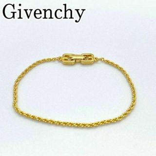 GIVENCHY - 【美品】ジバンシー ブレスレット スクリューチェーン ゴールド 金