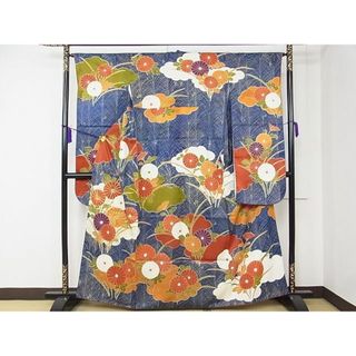 平和屋1■豪華振袖　駒刺繍　雲取菊花文　金彩　逸品　CAAC5348rv(振袖)