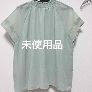 トップス　シフォン(カットソー(半袖/袖なし))