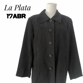 La Plata 【17号】レディース　テーラードジャケット　ブラック　XL(テーラードジャケット)