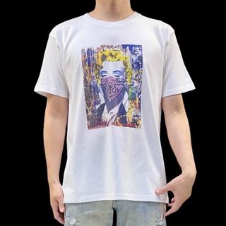 新品 ミスターブレインウォッシュ マリリンモンロー バンダナ アート Tシャツ(Tシャツ/カットソー(半袖/袖なし))