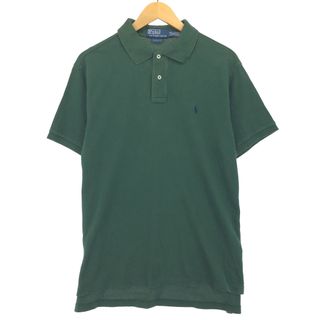 ラルフローレン(Ralph Lauren)の古着 ラルフローレン Ralph Lauren POLO by Ralph Lauren CUSTOM FIT 半袖 ポロシャツ メンズL /eaa451640(ポロシャツ)