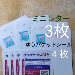 ミニレター +ゆうパケシール クーポン  ポイント消化(その他)