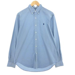 ラルフローレン(Ralph Lauren)の古着 ラルフローレン Ralph Lauren CLASSIC FIT 長袖 ボタンダウンチェックシャツ メンズM /eaa452108(シャツ)