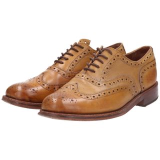 古着 グレンソン GRENSON ウイングチップシューズ 7 メンズ25.5cm /saa011846(ドレス/ビジネス)