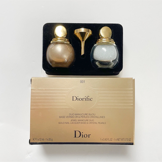 クリスチャンディオール(Christian Dior)の【ディオール】ネイル Diorific DUO ゴールド&パール(マニキュア)
