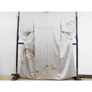 平和屋1■訪問着　菊草花文　暈し染め　金彩　逸品　CAAB0677fb(着物)