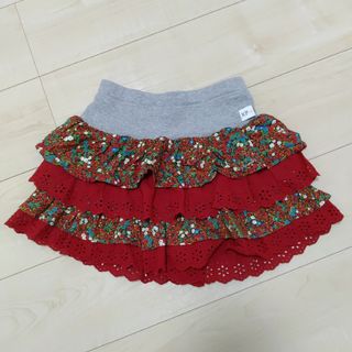 ニットプランナー(KP)の美品 ニットプランナー フリルキュロット 140(パンツ/スパッツ)