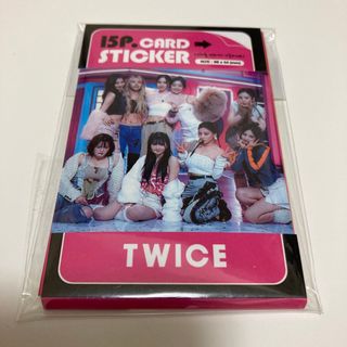 ウェストトゥワイス(Waste(twice))のtwice カードステッカー15枚入り(K-POP/アジア)