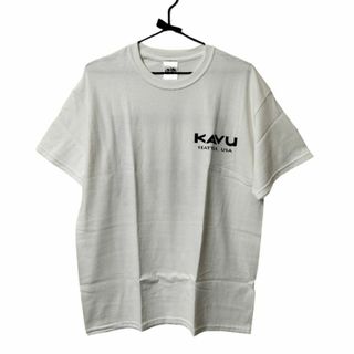 カブー(KAVU)の【新品】KAVU レイニアTee メンズL 白(Tシャツ/カットソー(半袖/袖なし))