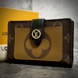 ルイヴィトン(LOUIS VUITTON)のIC搭載 最高級美品⭐️ルイヴィトン モノグラムリバース ジュリエット 折り財布(財布)