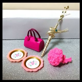 Barbie - コメント必須★Barbie バービー 小物 バッグ 花束  ステッキ お皿 2枚