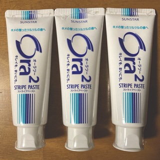 オーラツー(Ora²)のオーラツー 歯磨き粉　１４０g × ３本(歯磨き粉)