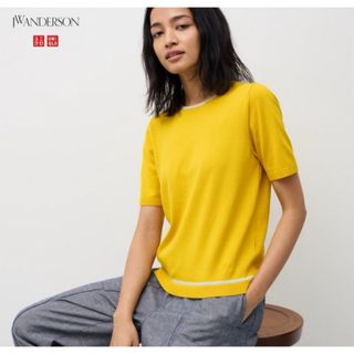 ユニクロ(UNIQLO)のユニクロ　クルーネックセーター　jw(ニット/セーター)