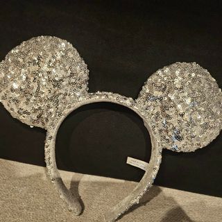 ディズニー(Disney)の☆ディズニー Disney カチューシャ シルバー☆(キャラクターグッズ)