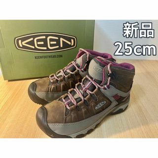 KEEN スニーカー レディース 25cm トレッキングシューズ TARGHEE