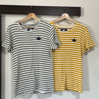 マキアレイベル(Macchia Label)のMacchia J ボーダー Tシャツ　イタリア製(Tシャツ/カットソー(半袖/袖なし))