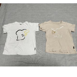 ユニクロ(UNIQLO)のユニクロ　UT　１１０センチ　ポケモン２枚セット(Tシャツ/カットソー)