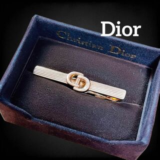クリスチャンディオール(Christian Dior)のクリスチャンディオール ヴィンテージ ネクタイピン CDロゴ ゴールド 877(ネクタイピン)
